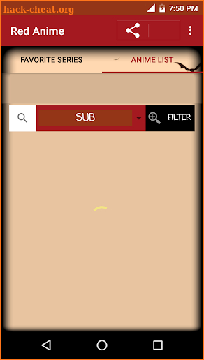Red Anim List screenshot