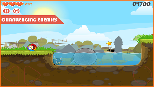 Red ball Adventure 4: Bounce Ball Volume 1 screenshot