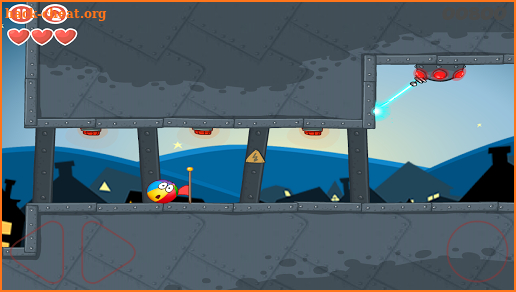 Red ball new 4: Ball roller game screenshot