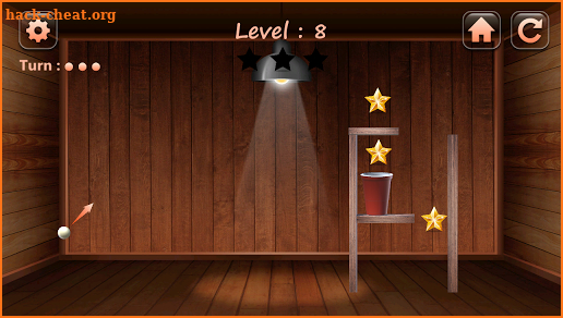 Red Ball Pong Shooter - Glass and Bottle Shooter screenshot