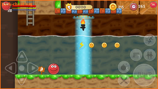 Red Bounce Ball 4 Fantasy screenshot