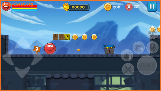 Red Bounce Ball 8 Adventure screenshot