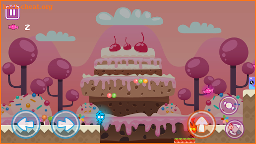 Red boy and Blue girl - Candy World Adventure screenshot