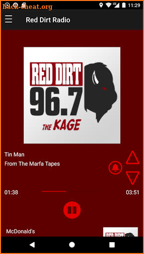 Red Dirt Radio 96.7 The KAGE screenshot