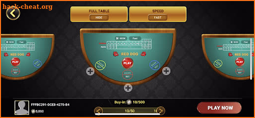 Red Dog Online Poker screenshot