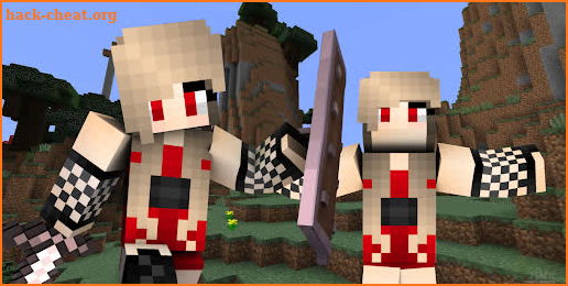 Red Girl Skin for Minecraft screenshot