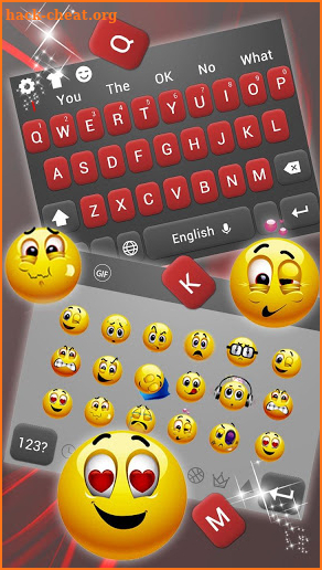 Red Gray Keyboard screenshot