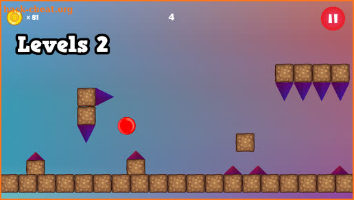 Red Jumping Bounce Ball screenshot