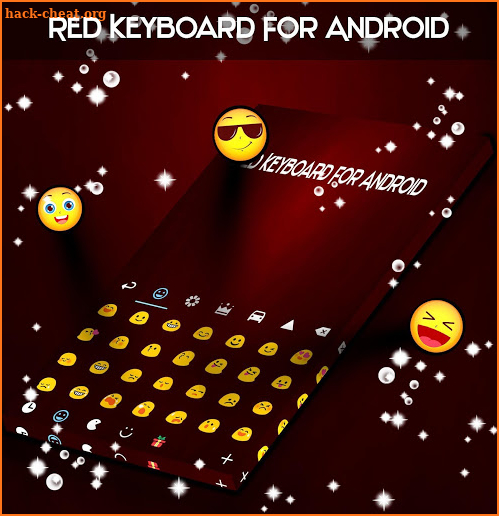 Red Keyboard For Android screenshot