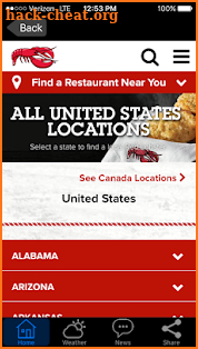 Red Lobster App screenshot