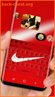 Red Nike Keyboard screenshot