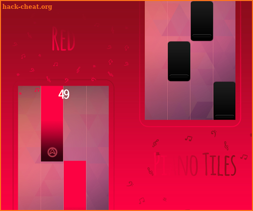 Red Piano Tiles 2018 screenshot