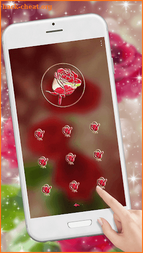 Red Rose Dream Bubble Live Lock Screen Wallpapers screenshot