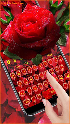 Red Rose Love Keyboard screenshot