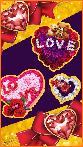 Red Rose Love Keyboard Sticker screenshot