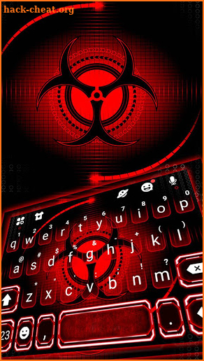 Red Sharingan Keyboard Theme screenshot