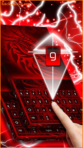 Red  Thunder Dragon Keyboard screenshot