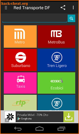 Red Transporte DF PRO screenshot