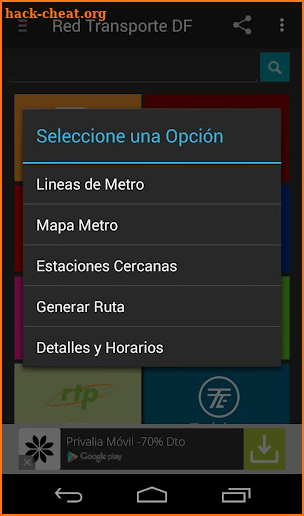 Red Transporte DF PRO screenshot