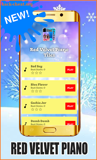 Red Velvet Piano TIles screenshot