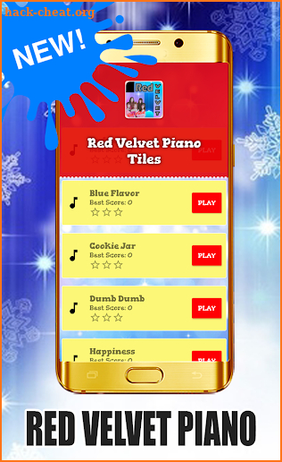 Red Velvet Piano TIles screenshot