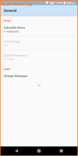 Reddit Wallpaper Changer screenshot