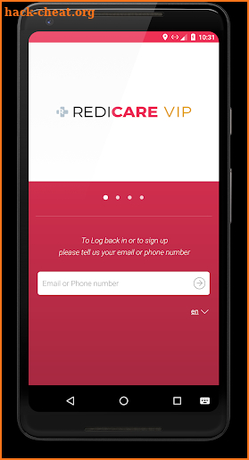 Redicare VIP screenshot