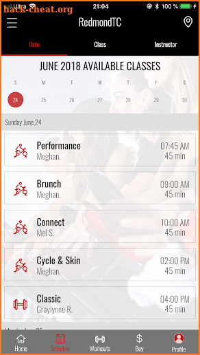 Redmond CycleBar screenshot