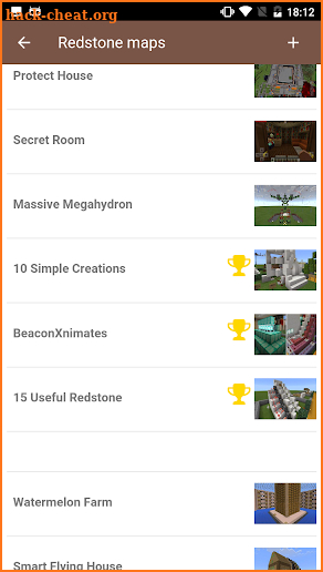 Redstone maps for Minecraft PE screenshot