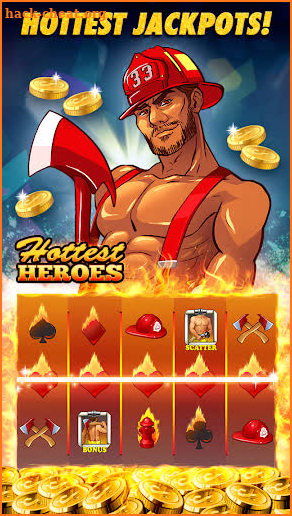 Reel Hunky - Men! FREE Slots screenshot