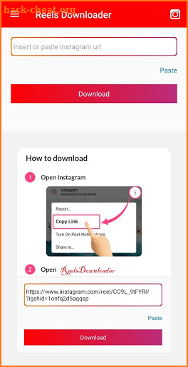 Reels Downloader for Instagram - Videos & Photos screenshot