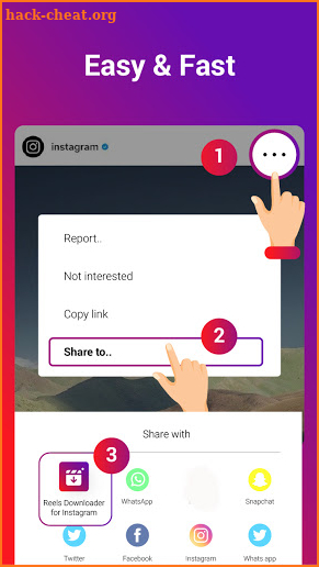 Reels Video Downloader for Instagram screenshot