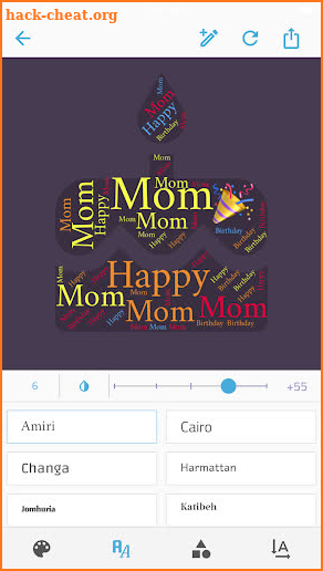 Reesha - Word Cloud Generator screenshot