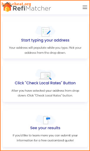 RefiMatcher Mortgage Rates screenshot