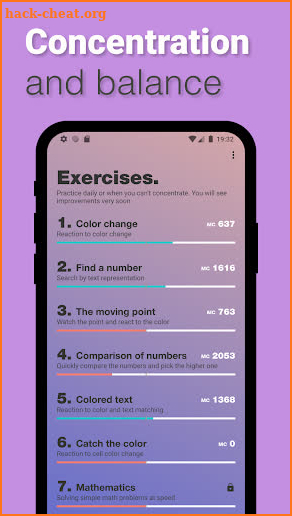 Reflex: Reaction training, concentration & memory screenshot