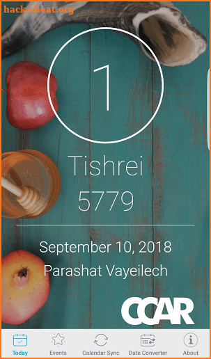 Reform Luach: The Jewish Calendar App screenshot