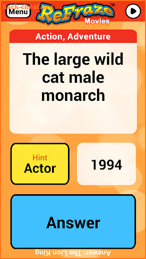 ReFraze: Movie Word Trivia screenshot