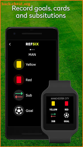 REFSIX - Soccer Referee Watch App screenshot