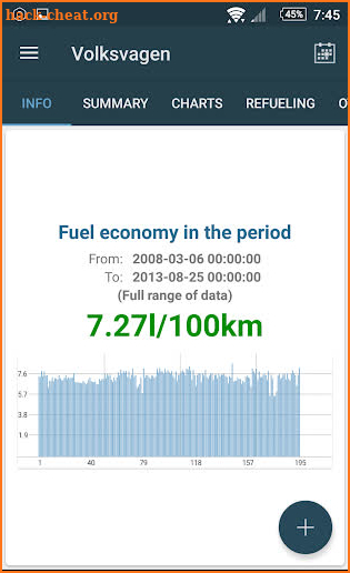 Refuel Calc screenshot