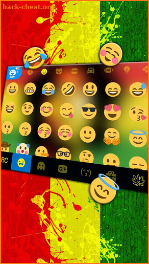 Reggae Music Man Keyboard Theme screenshot