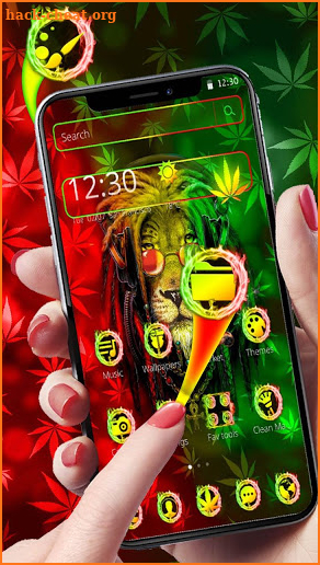 Reggae Weed Lion Theme screenshot