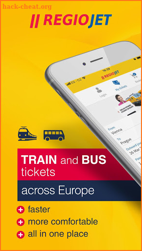 RegioJet: Train & Bus Tickets screenshot