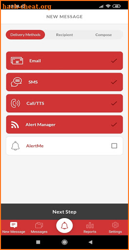 Regroup AlertManager screenshot