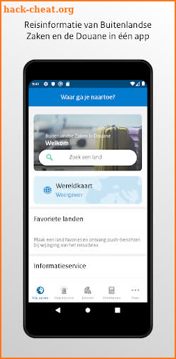 Reisapp screenshot