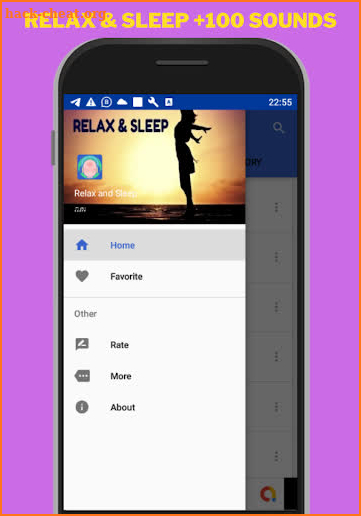Relax, calm and Sleep Sounds screenshot