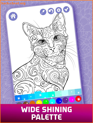 Relaxing Adult Coloring Book screenshot