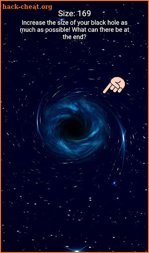 Relaxing black hole screenshot