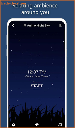 Relaxing Night: Sleep Sounds, Meditate screenshot