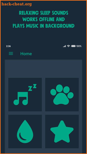 Relaxing Sleep Sounds PRO screenshot