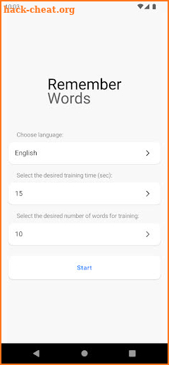 RememberWords - vocabulary screenshot